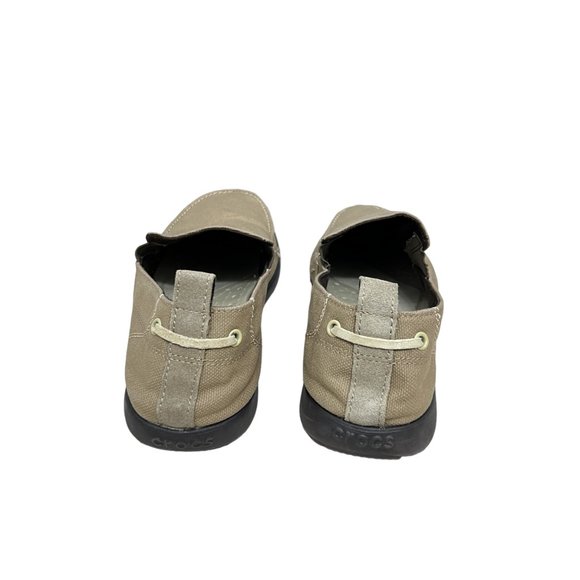 Crocs Walu Slip On Canvas Loafers men's size 12 - Picture 4 of 10